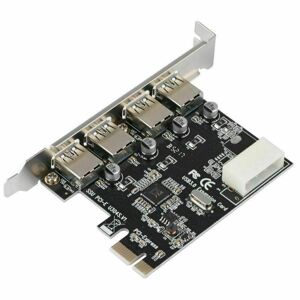 FYUU-autoparts PCI-E to USB 3.0 4-Port PCI Express Expansion Card Adapter