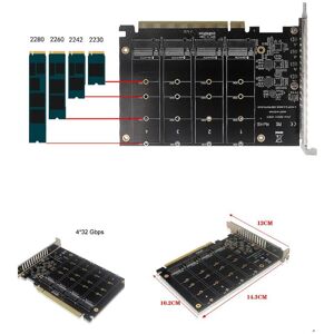 feiyanautoparts Hardware adapter card PCIE array card-PH44M key”M.2 NVMe SSD