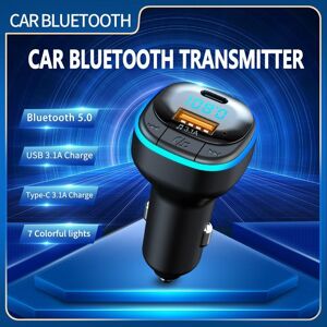 Adams Car Market Car Bluetooth Charger Multifunctional Car Mp3 Stereo Sound Music Player FM Transmitter Car Handsfree Calling Bluetooth Kit