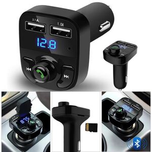 League of Legend Wireless Bluetooth Handsfree Car Kit Transmitter MP3 Player Dual USB Charger