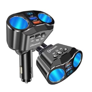 Apexcar 3 In 1 Car Mp3 Player Bluetooth Car FM Transmitter Dual Usb  Car Chargers  Support Navigation Voice Prompt