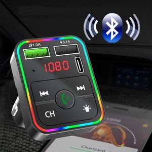 Bilihuamall Wireless Bluetooth Handsfree Car Kit Car FM Transmitter Aux Modulator LCD MP3 Player Dual USB Charger