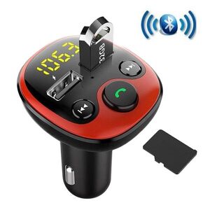 TOP-CAR-MALL Bluetooth5.0 Wireless FM Transmitter Dual USB Car Charger MP3 Player Radio Adapter Handsfree Calling  Car Kit