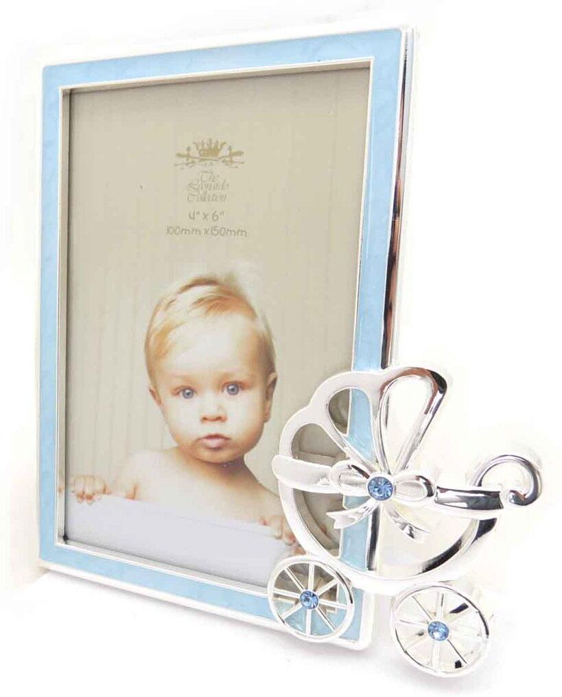 Les Trésors De Lily [J7511] - Photo Frame 'My Angel' blue pram (10x15 cm)