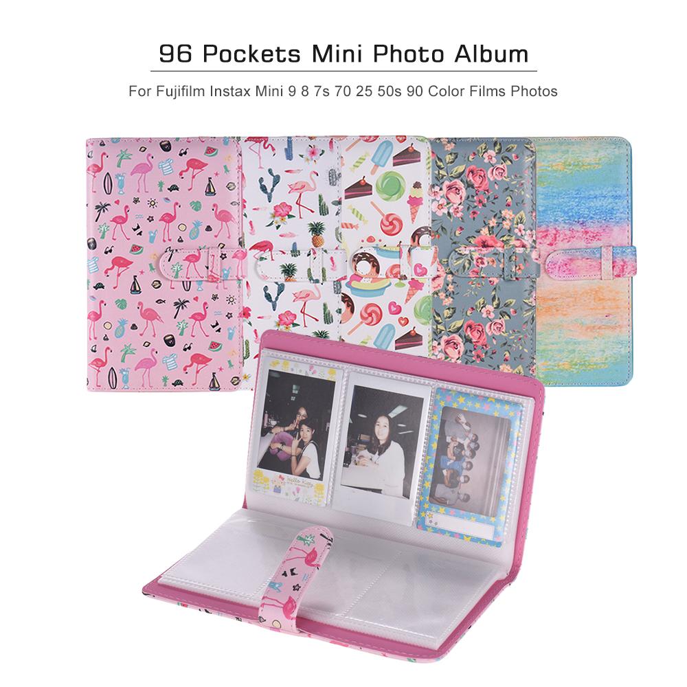 TOMTOP JMS 96 Pockets Mini Photo Album Photo Book Album for Fujifilm Instax Mini 9 8 7s 70 25 50s 90 Color