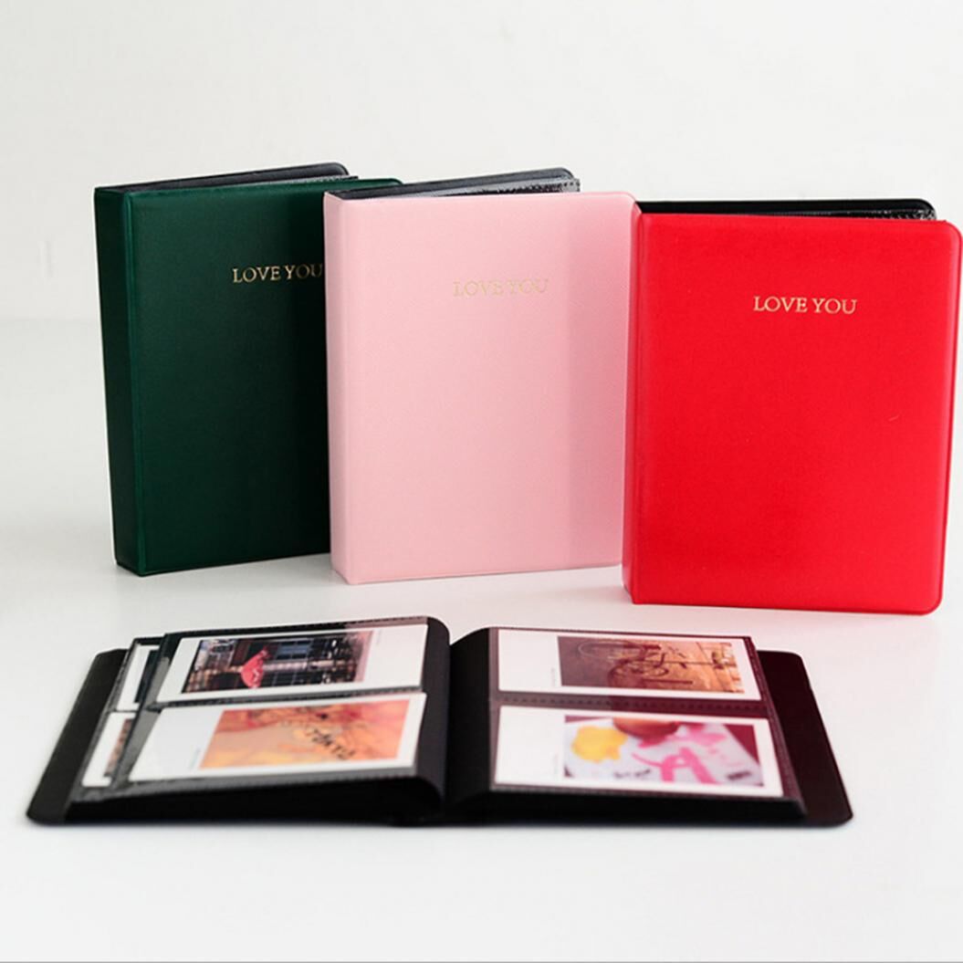 Our Sweet Home 64 Pockets LOVE YOU Photo Album Picture Holder for Polaroid Fujifilm Instax Mini