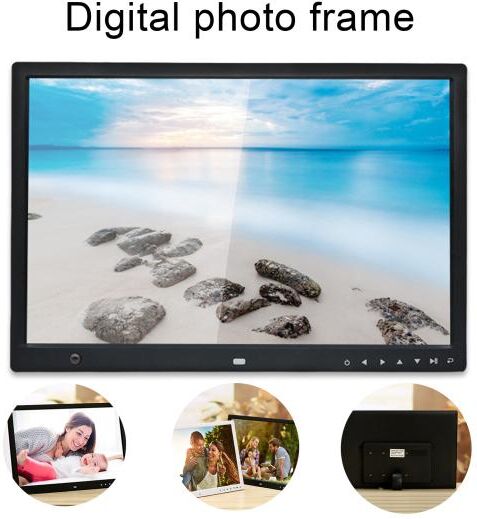 LOMEII Electronic Clarity Digital Photo Frame Electronic Album Picture Display Video Player