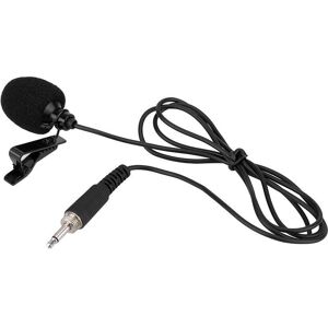 TOMTOP JMS Mini Portable Clip-on Lapel Lavalier Hands-free 3.5mm External Screw Lock Jack Microphone Mic for Computer PC Laptop