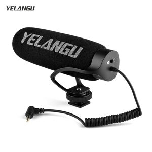 TOMTOP JMS YELANGU MIC08 On-camera Condenser Microphone Noise-reduction Video Mic with Intergrated Shock Mount