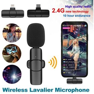 Walmart online Wireless Lavalier Microphone 1 Audio Receiver + 2 Mic Audio Video Gaming Recording Type-C Plug-and-Play for YouTube Facebook Vlog TikTok