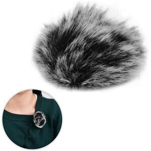 Andoer Clip-on Lavalier Microphone Windscreen Furry Windshield Mic Muff Compatible with Boya M1 and Other Most Lapel Microphones