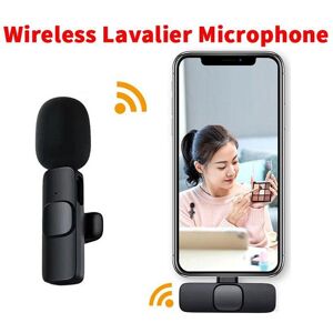 91340802MA8PFML34B Wireless Lavalier Microphone Portable Audio Video Recording Mic For IPhone Android Live Game Mobile Phone