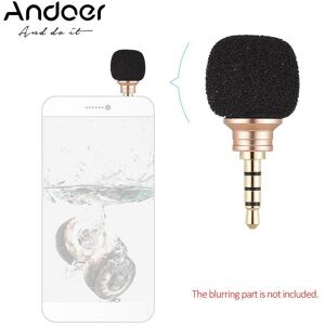 Andoer EY-610A Cellphone Smartphone Portable Mini Omni-Directional Mic Microphone for Recorder for iPhone 5 6 Samsung Huawei