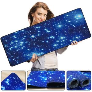 yixiubaoo Starry Sky Print Mouse Pad Reduce Hand Fatigue Gaming Office Mouse Mat High Elasticity Rectangle Mouse Pad