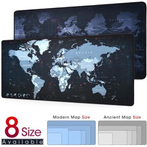 VOGROUND SPHY New World Map Speed Locking Edge Large Natural Rubber Mouse Pad Waterproof Game Desk Mousepad Keyboard Mat for Warcraft Dota LOL