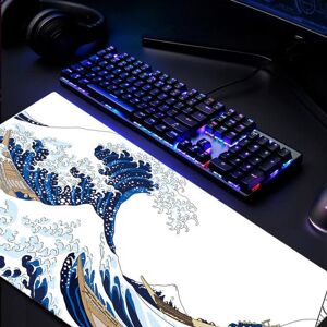 Computer Life Large Gaming Mouse Pad Waterproof Desk Mat Wear Resistant Non-Slip Rubber Base Extra Thick Keyboard Pad Mouse Mat