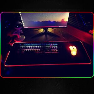 Hot Products RGB Gaming Mouse Pad Large Mouse Pad Gamer Led Computer Mousepad Big Mouse Mat with Backlight Carpet For keyboard Desk Mat Mause