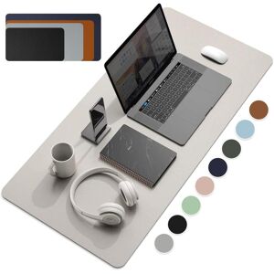 SYNHWEI Large Size Office Desk Protector Mat PU Leather Waterproof Mouse Pad Desktop Keyboard Desk Pad Gaming Mousepad PC Accessories