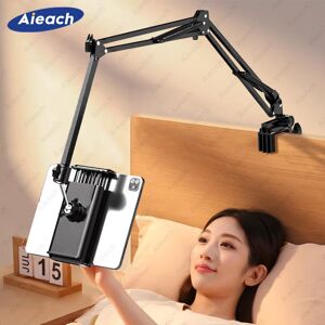 AIEACH Tablet Stand for Bed Adjustable Metal 360 Rotating Tablet Mount Holder with 90cm Long Arm for 4.7-12.9 inch Phone Tablet Bracket