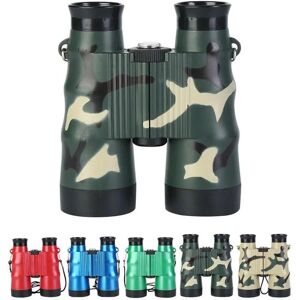 Binchi Outdoor Equipment Telescope 6X36 Portable Kid Binocular Foldable Children Outdoor Observing Binocular  Red