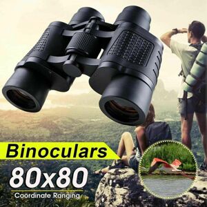 School Supplies Office Supplies Binoculars 80X80 Long Range 15000m HD High Power Telescope Optical Glass Lens Low Light Night Vision for Hunting Sports Scope