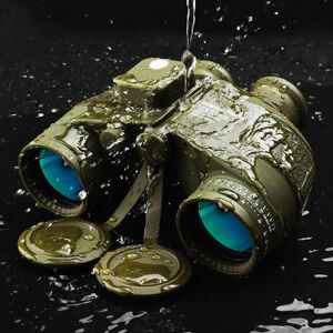 Lutas Compass Binoculars High Definition Waterproof 10X50 with Compass Microlight Night Vision Rangefinder