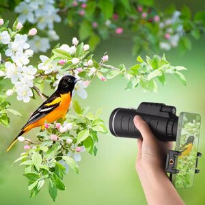 TOMTOP JMS 40X60 Portable Mini Monocular Telescope High-Power High-Definition Telescope with 1/4 Inch Screw