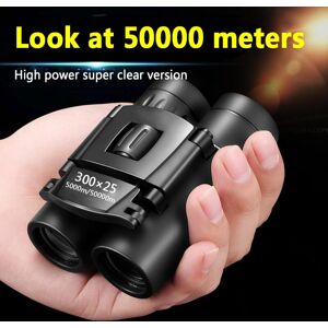 EnjoyGoods 50000m Long Range Binoculars 300x25 Hd Portable Mini Telescope Low Light Night Vision For Camping With Phone Holder Gift