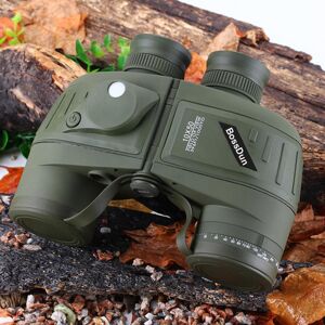 91340802MA8PLWHG54 Binoculars HD 10x50 With Compass Rangefinder Professional Waterproof Porro Powerful High Power Telescope Bird Watching