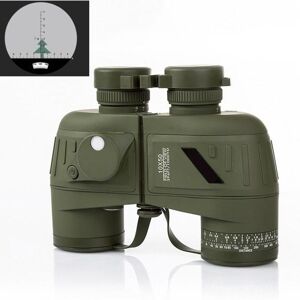 EnjoyGoods High Quality 10x50 Waterproof Navy Telescope Fogproof Hd Binoculars With Rangefinder Compass Reticle Illuminant