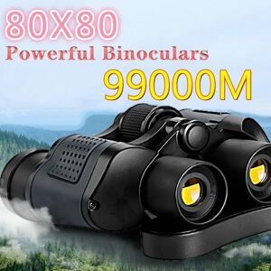 Pro Tool 80x80 Hiking Hunting Binoculars Optical High Definition Lenses HD Professional Zoom Binoculars