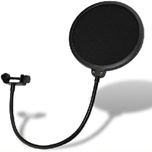 FYUU-autoparts Universal Professional Microphone Pop Filter Mask Shield 360° Flexible Gooseneck Holder Microphone Filter