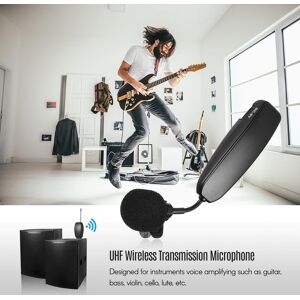 TOMTOP JMS Wireless UHF Microphone System 2 Transmitter and 1 Receiver Musical