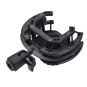 TOMTOP JMS Microphone Shock Mount Suspension Holder Clip  Foldable for Condenser Microphone Mounting