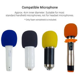 TOMTOP JMS 5pcs/lot Universal Mic Accessories Foam Cover Handheld Microphone Windshield Sponge Cap Ball Shape