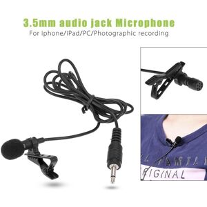 TOMTOP JMS Metal Mono Microphones  Lapel Microphone Mini Lavalier Mic 3.5mm for Lound Speaker