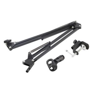BeautyBuy Mic Microphone Suspension Boom Scissor Arm Stand Holder for Studio Broadcast