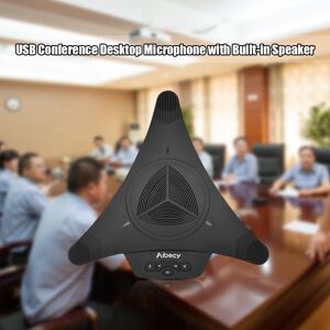 TOMTOP JMS Aibecy High-power Conference Omnidirectional Condenser Microphone Mic Speaker Speakerphone USB Plug