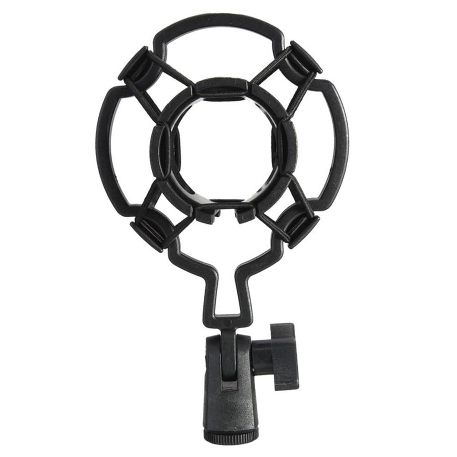 TOMTOP JMS Universal Shock-proof Microphone Mount Plastic Studio Mic Holder Stand Clip For Large Diaphram