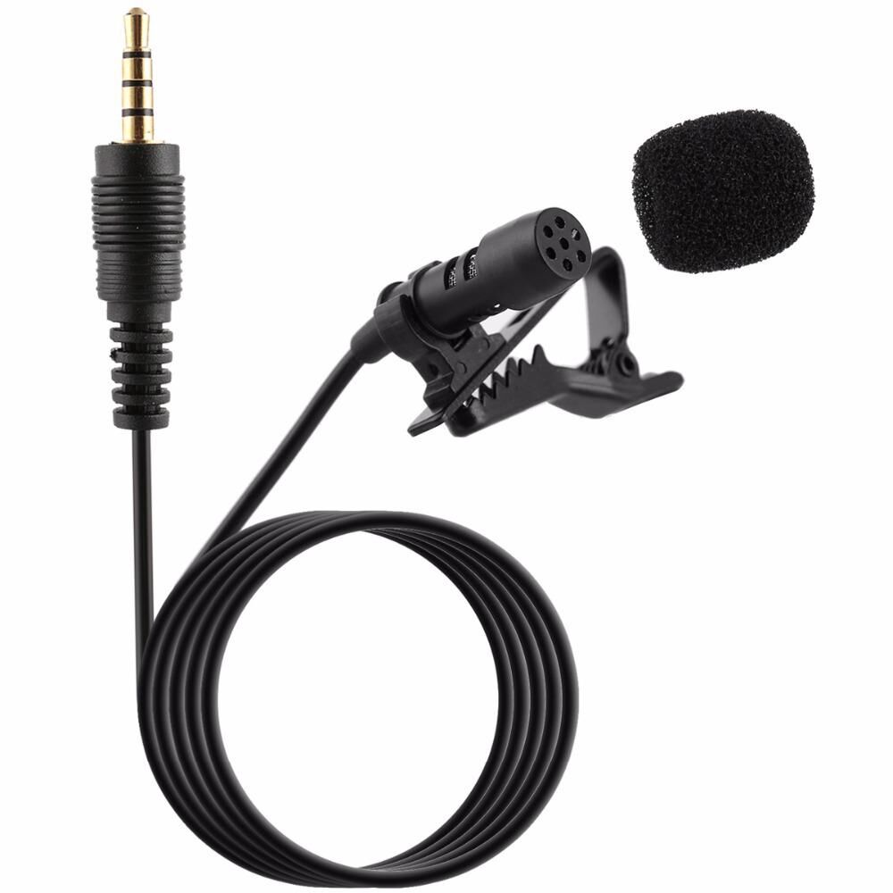 TOMTOP JMS Portable Professional Grade Lavalier Microphone 3.5mm Jack Hands-free Omnidirectional Mic Easy