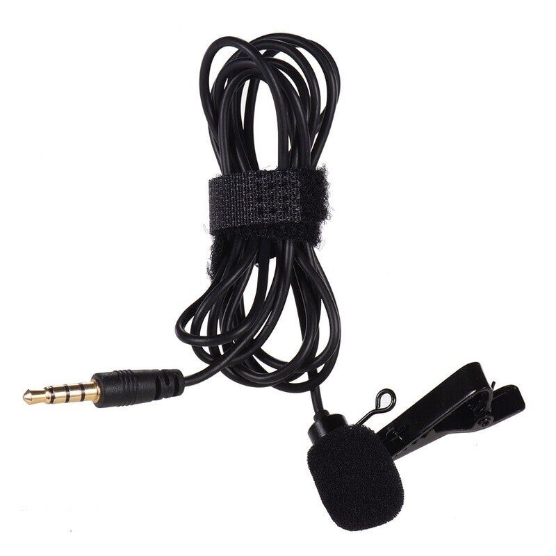 HOD Health&Home Lavalier Microphone Omni Directional Clip On Black