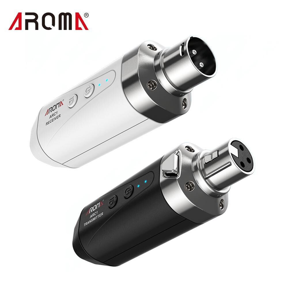 AROMA ARC1 Microphone Wireless Transmission System(Transmisster & Receiver) 4 Channels Max. 35m