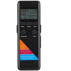 HOD Health&Home Professional Digital Voice Recorder Supports Mp3 Conference Classroom Dedicated Recording Stick Black