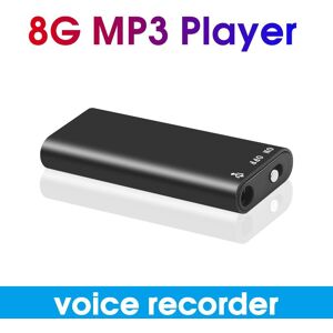 YJMP 8G/16G/32G Professional Mini Digital Audio Voice Recorder Mp3 Player 3 in 1 Voice Activated Memory Storage 192Kbps Recording WAV