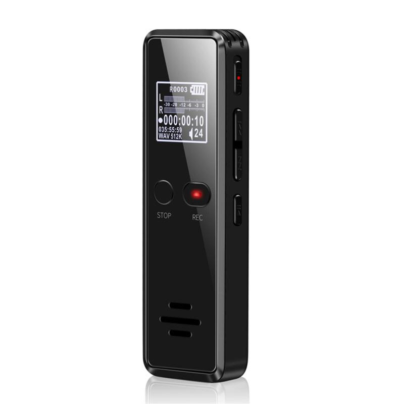 IC Home Digital Voice Recorder Password Protection Noise Reduction WAV Record Dictaphone MP3 Player Sound Tape Recorder