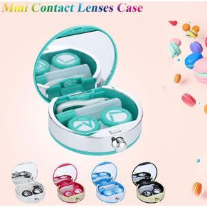 Meisho-duoqiao Mini Contact Lens Holder Eye Care Lenses Case Set