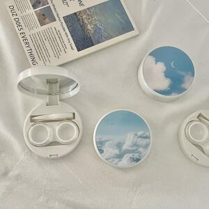 Electronic Numbers Contact Lenses Box Travel Holder Container Soaking Contact Lens Box Mini Contact Lenses Case Accessorie Contact Lenses For Eyes