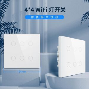 TOMTOP JMS Brazilian Tuya Smart WiFi Switch 46 Channels with RF Function Alexe Voice APP Remote Smart Switch