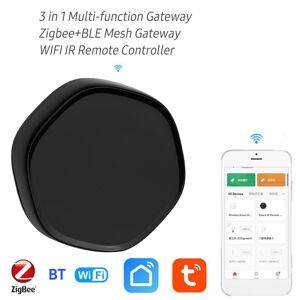 TOMTOP JMS Wireless Smart Multi-function Gateway ZigBee+BLE Mesh Gate Way WiFi IR Remote Controller Android &
