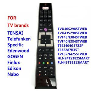 smart remote New Replace RCA4995 for TENSAI TV Telefunken /Specific Edenwood TV Remote Control TE43404G37Z2P TE32287B35T LED TV NETFLIX